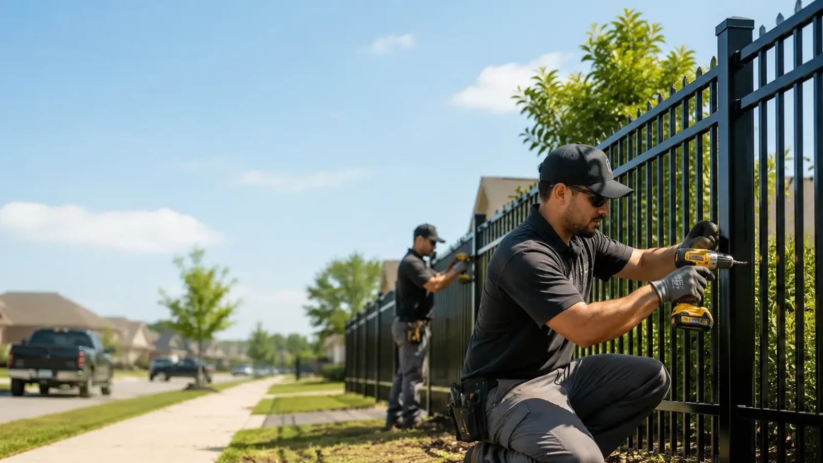 Metal Fence Installation in Roslindale, MA